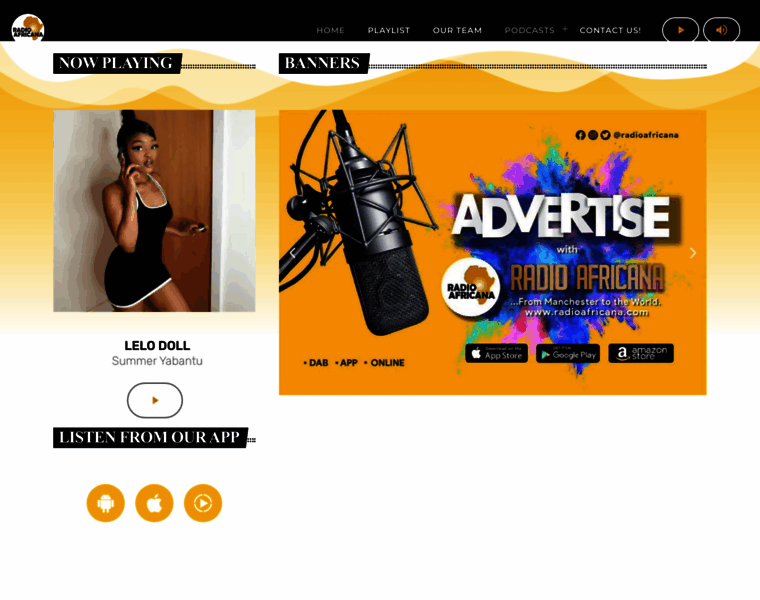 Radioafricana.com thumbnail