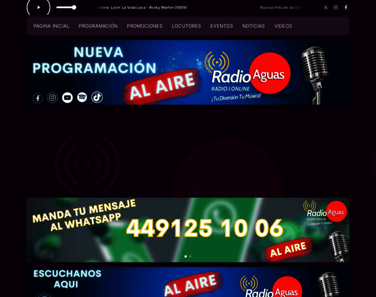 Radioaguasonline.com thumbnail