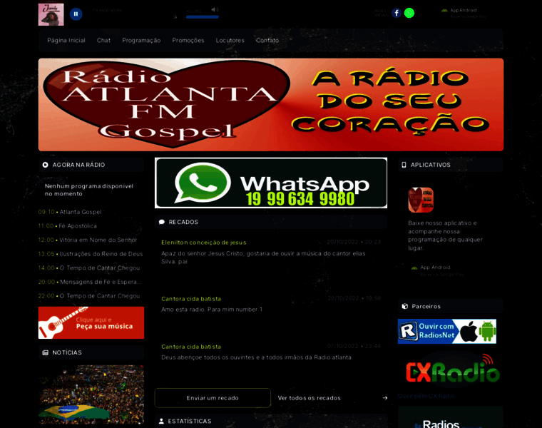 Radioatlantafm.com.br thumbnail