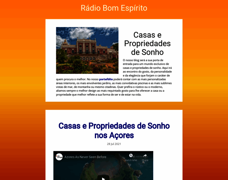 Radiobomespirito.com thumbnail