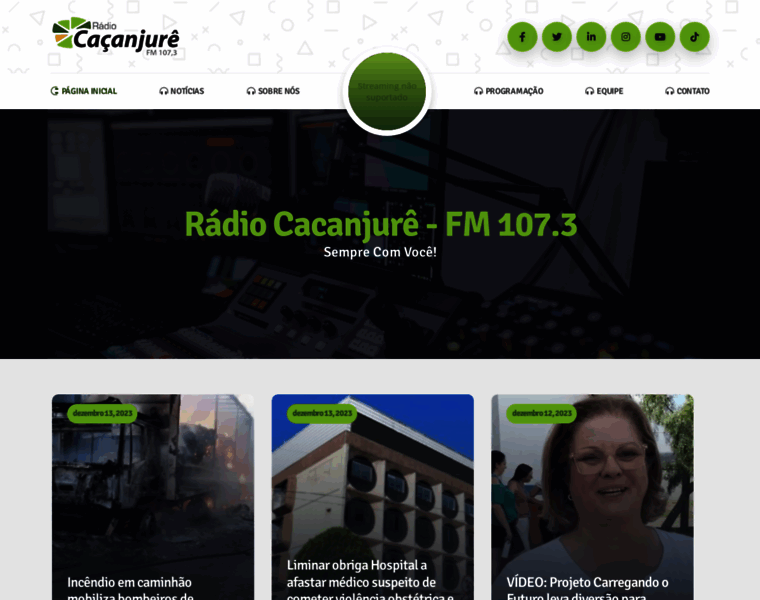 Radiocacanjure.com.br thumbnail