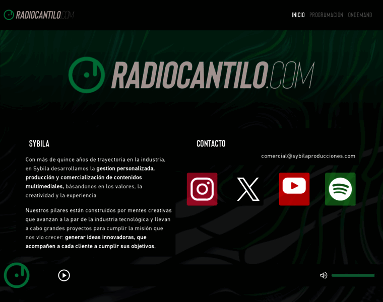 Radiocantilo.com thumbnail