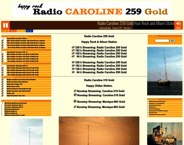 Radiocaroline.nl thumbnail
