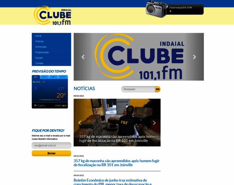Radioclubeindaial.com.br thumbnail
