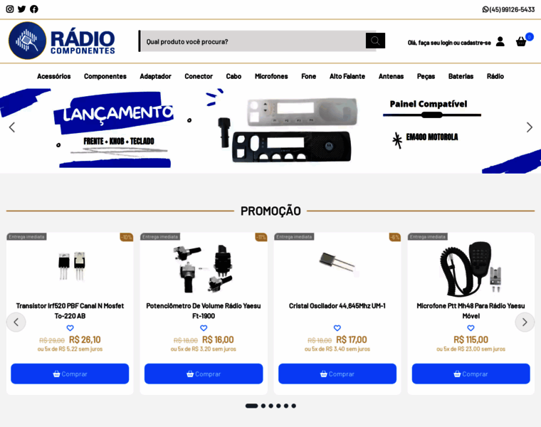 Radiocomponentes.com.br thumbnail