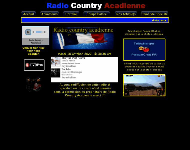 Radiocountryacadienne.com thumbnail