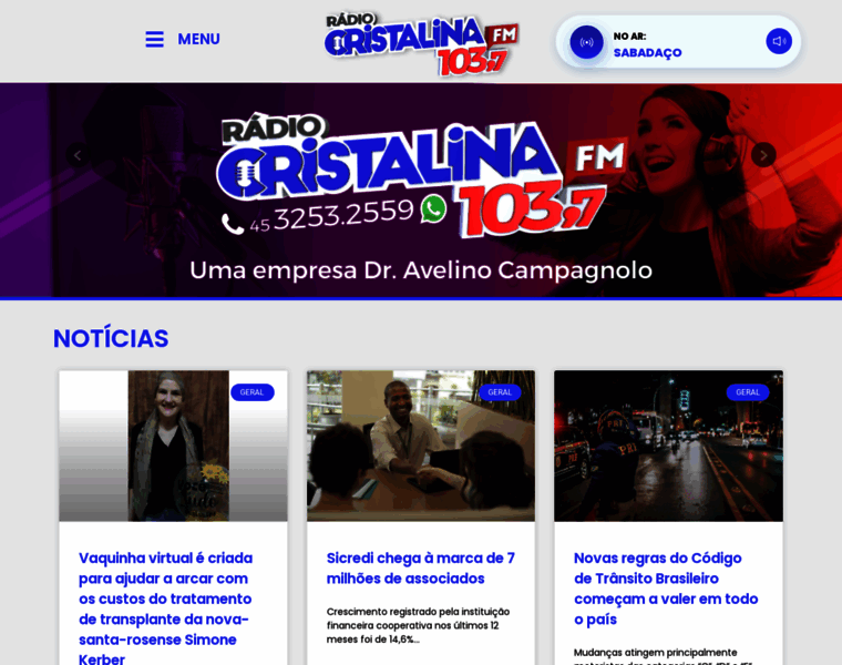 Radiocristalina.com.br thumbnail