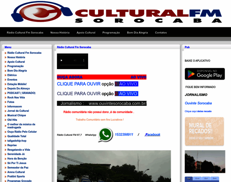 Radioculturalfmsorocaba.com.br thumbnail
