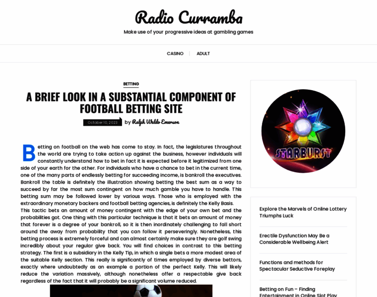 Radiocurramba.com thumbnail