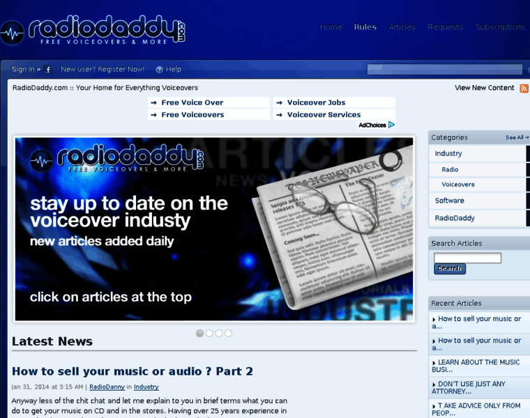 Radiodaddy.com thumbnail