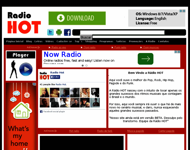 Radiohot.com.br thumbnail