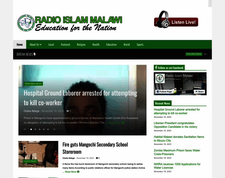 Radioislam.org.mw thumbnail