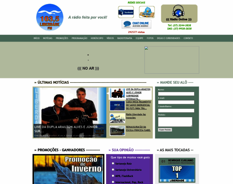 Radioliberdadefm.com.br thumbnail