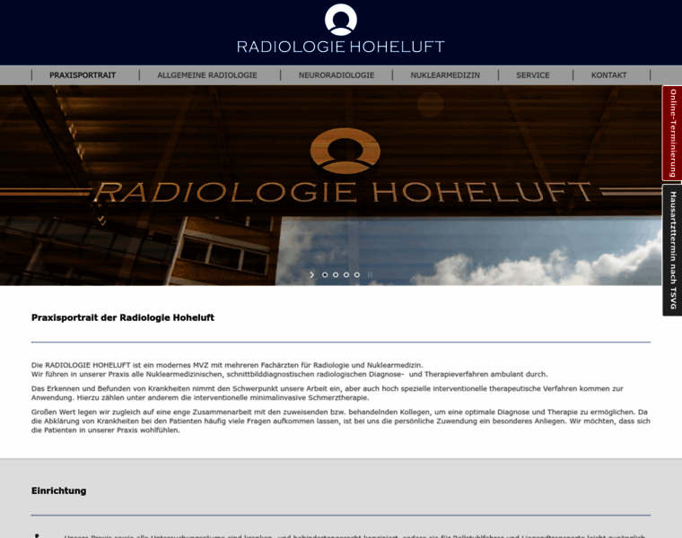 Radiologiehoheluft.de thumbnail