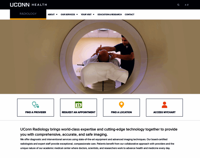 radiology.uchc.edu at WI. Home | Radiology