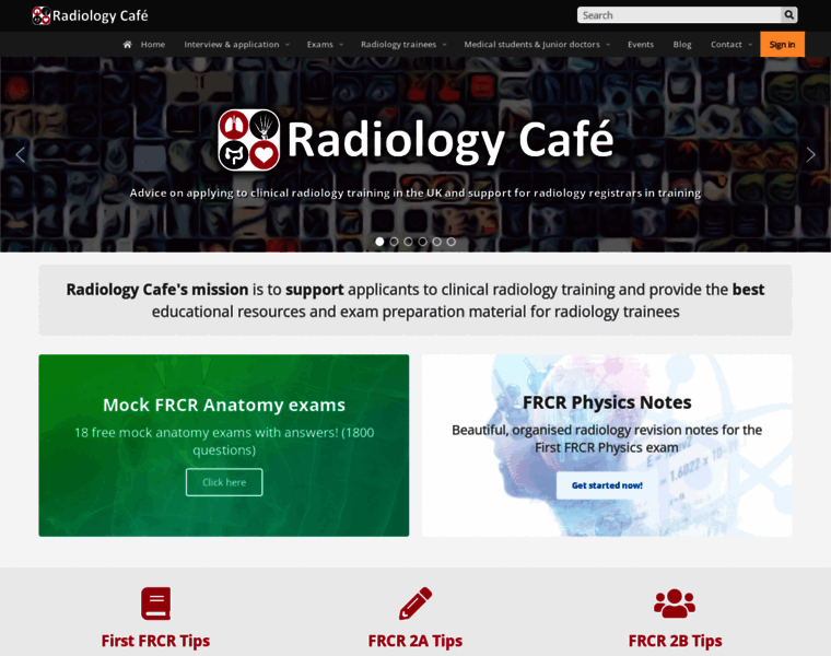 Radiologycafe.com thumbnail