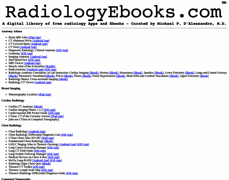 Radiologyebooks.com thumbnail