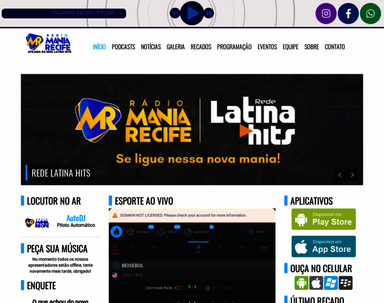 Radiomaniarecife.com.br thumbnail