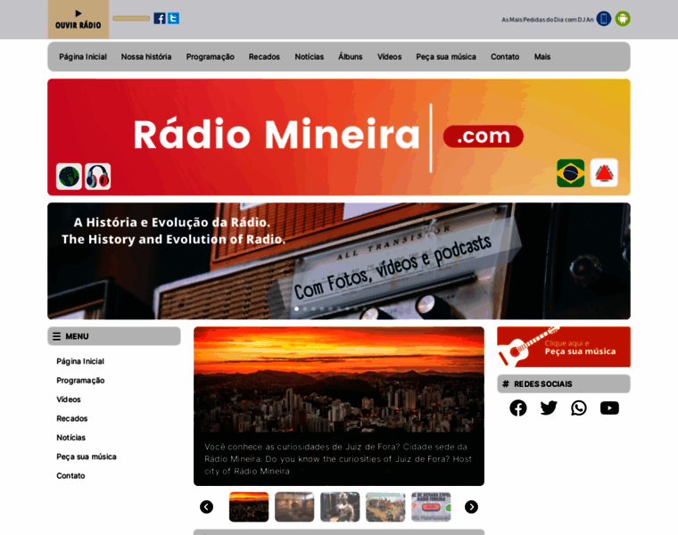 Radiomineira.com thumbnail