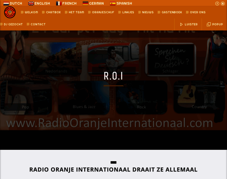 Radiooranjeinternationaal.com thumbnail