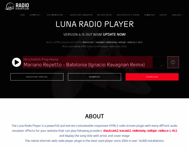 Radioplayer.luna-universe.com thumbnail