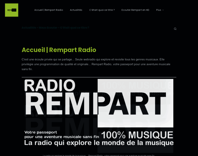 Radiorempart.fr thumbnail