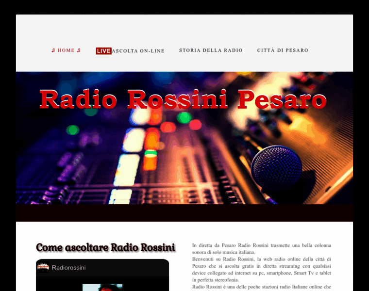 Radiorossini.com thumbnail
