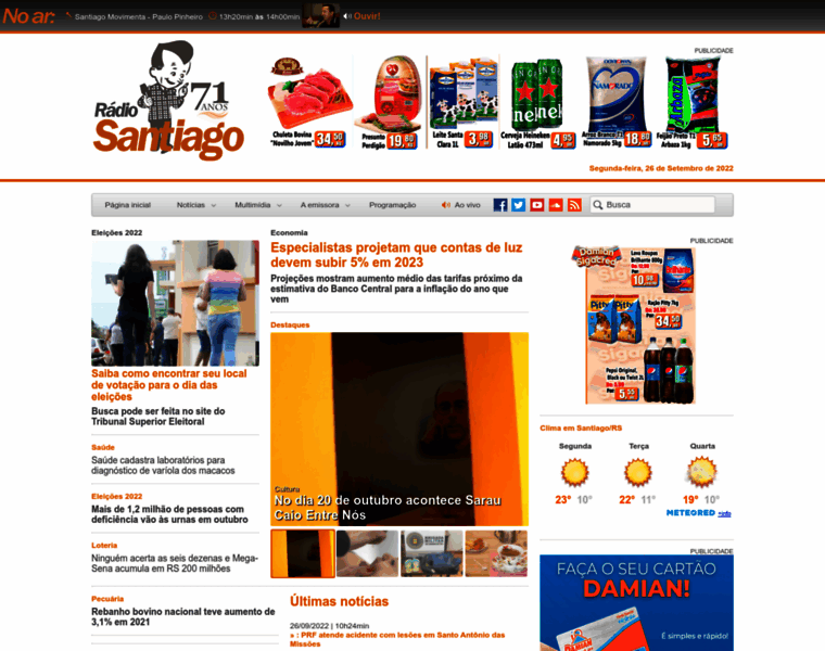 Radiosantiago.com.br thumbnail
