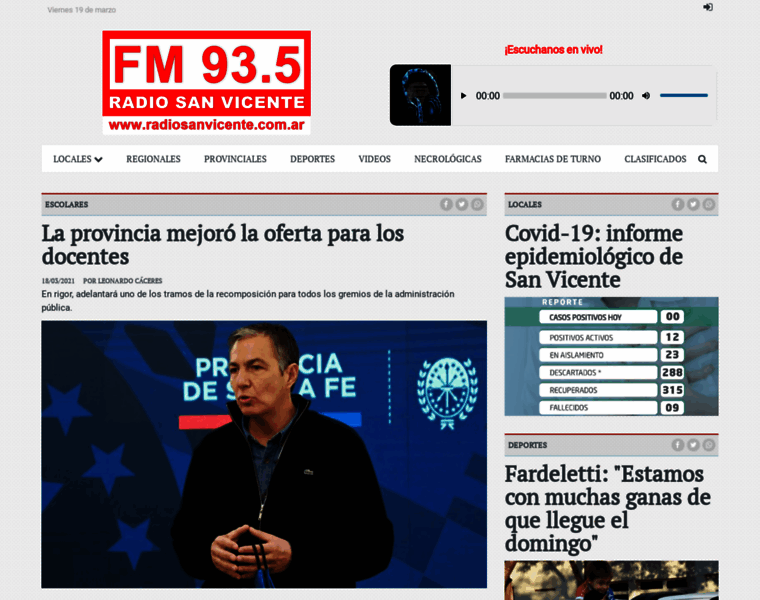 Radiosanvicente.com.ar thumbnail