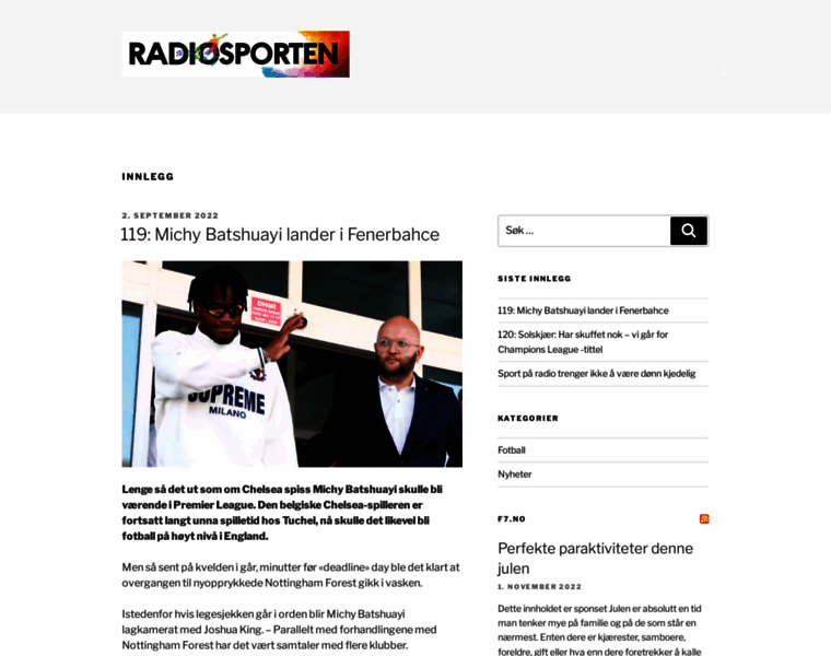 Radiosporten.no thumbnail