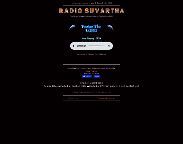 Radiosuvartha.net thumbnail
