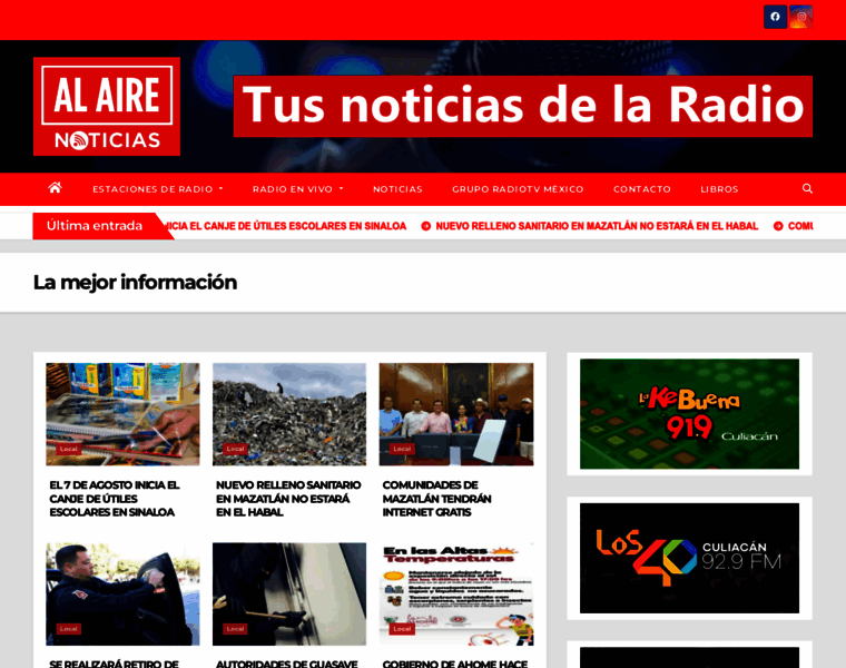 Radiotvmexico.com thumbnail