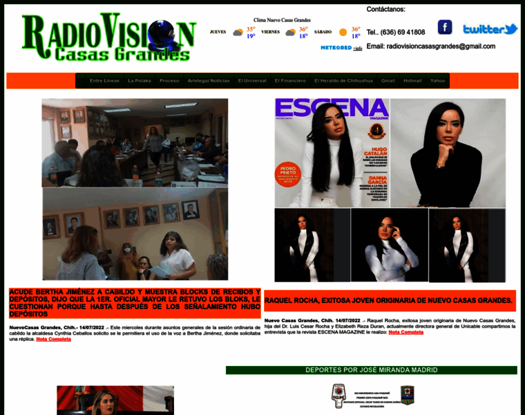 Radiovisioncasasgrandes.com thumbnail