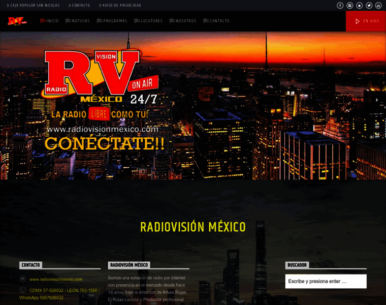 Radiovisionmexico.com thumbnail