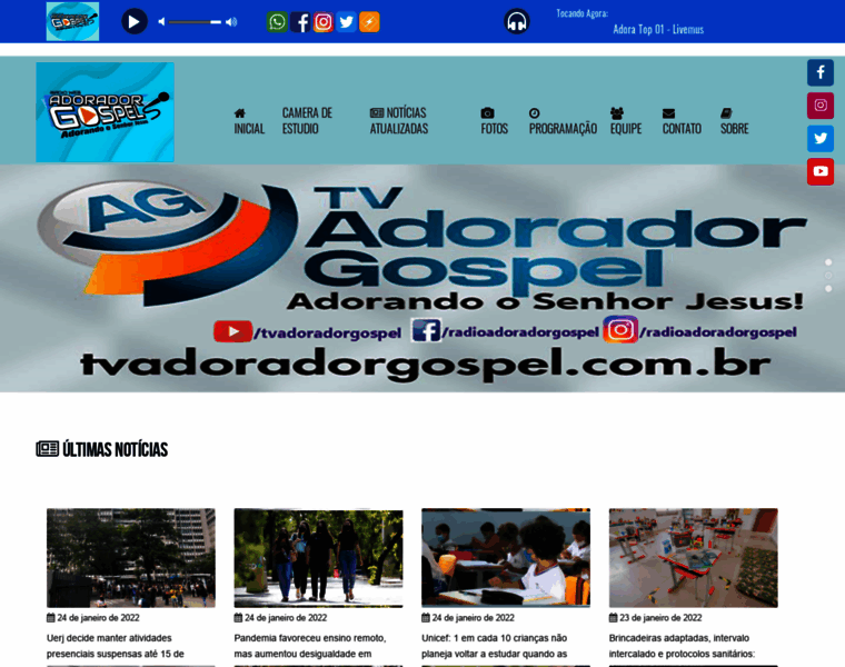 Radiowebadoradorgospel.com.br thumbnail