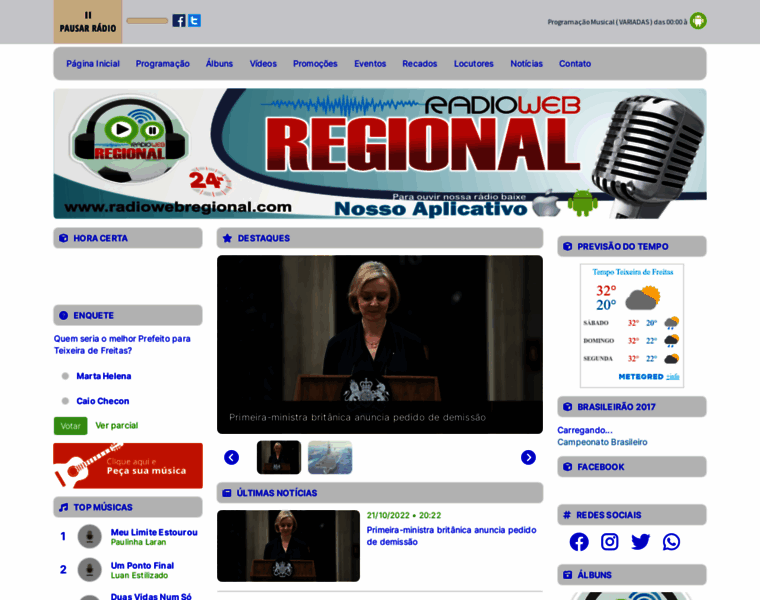 Radiowebregional.com thumbnail