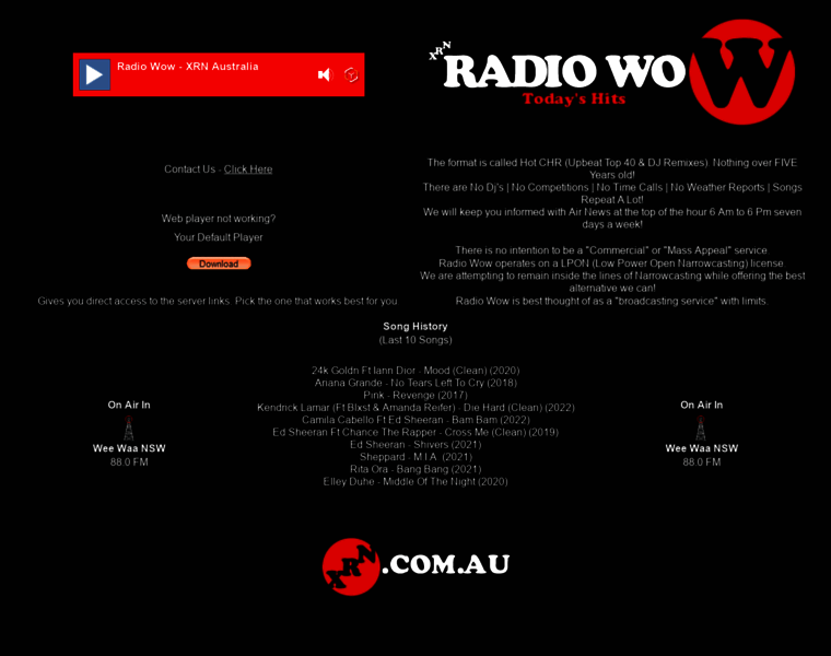 Radiowow.com.au thumbnail