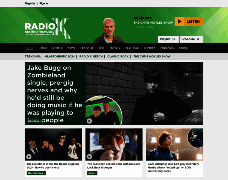 Radiox.co.uk thumbnail