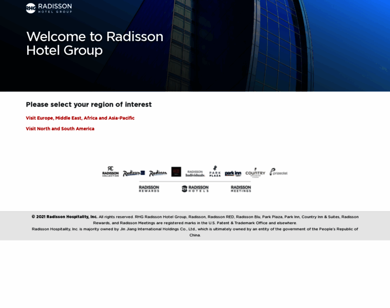 Radissonhotelgroup.com thumbnail