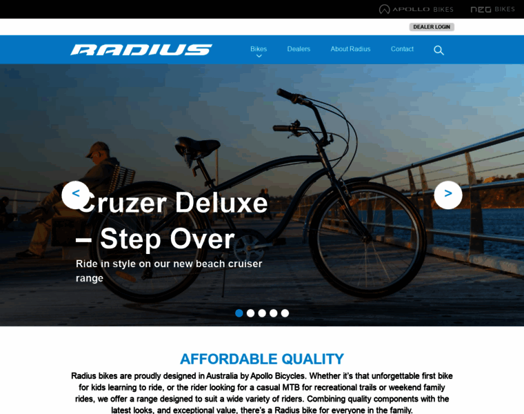 Radiusbikes.com.au thumbnail