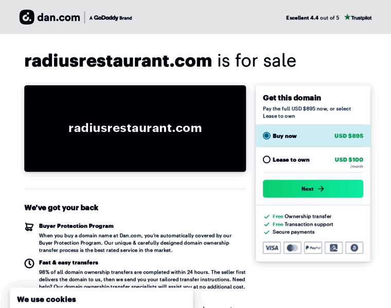 Radiusrestaurant.com thumbnail