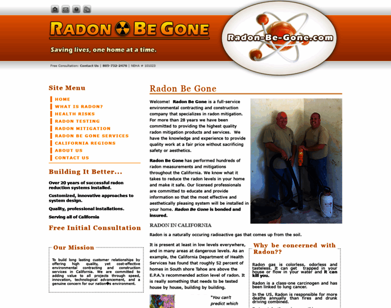 Radon-be-gone.com thumbnail