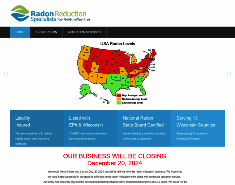 Radonreductionspecialists.com thumbnail Radonreductionspecialists.com thumbnail
