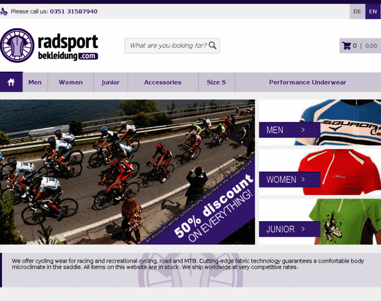Radsportbekleidung.com thumbnail