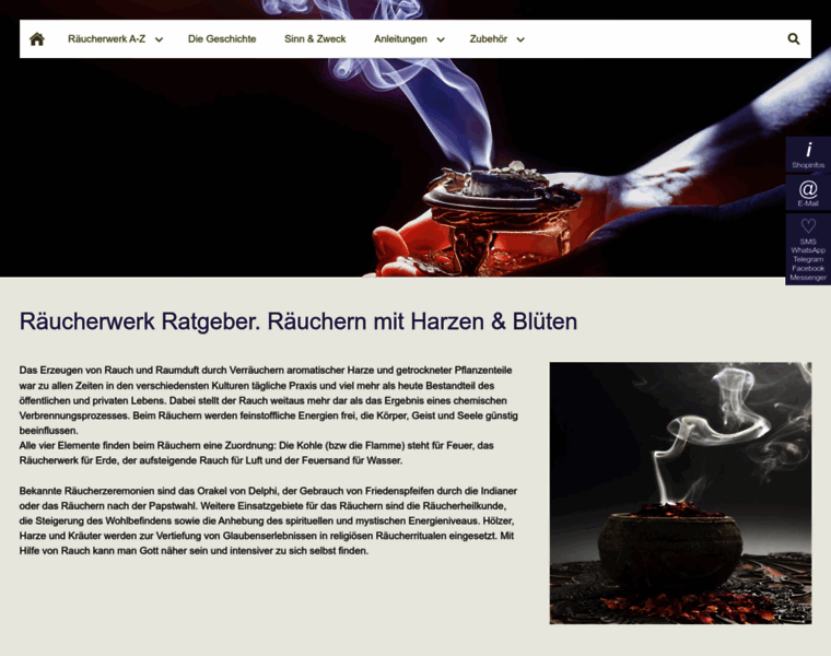 Raeucherwerk-ratgeber.com thumbnail