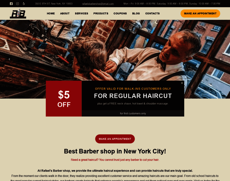 Rafaelsbarbershop.com thumbnail