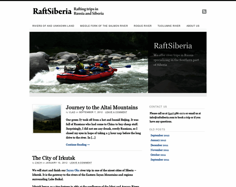 Raftsiberia.com thumbnail