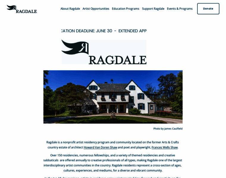 Ragdale.org thumbnail