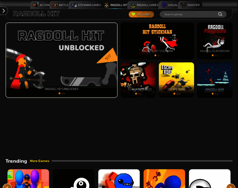 Ragdollhit.io thumbnail Ragdollhit.io thumbnail