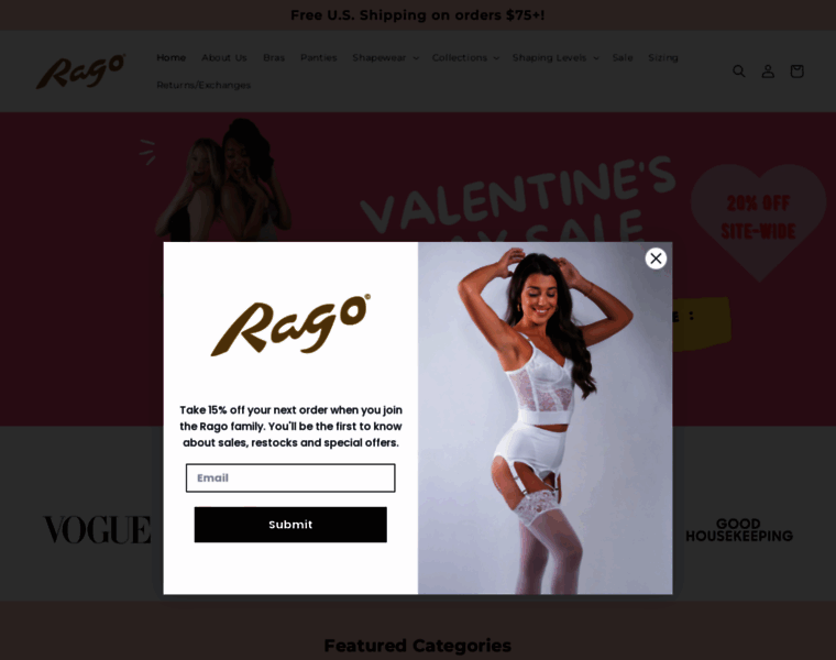Rago-shapewear.com thumbnail